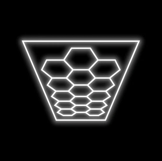 HEXAGON LED BELEUCHTUNG ALU V1